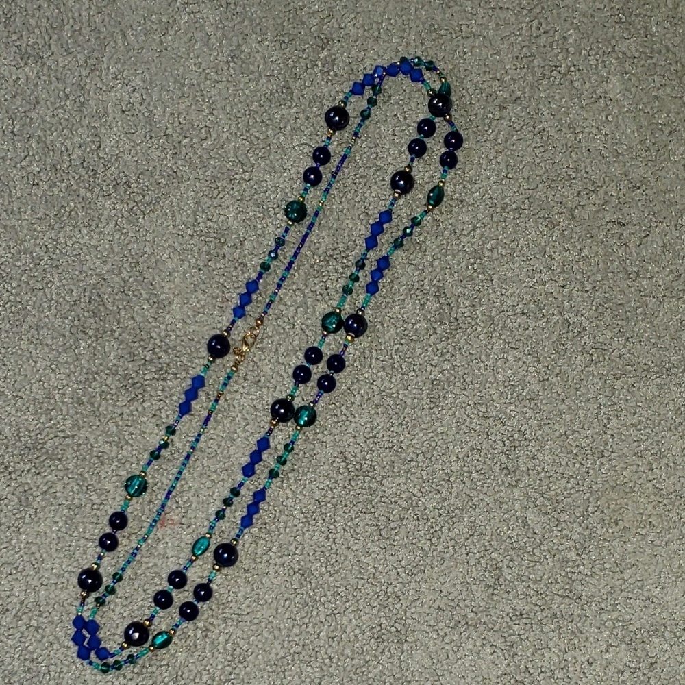 Premier designs cobalt necklace